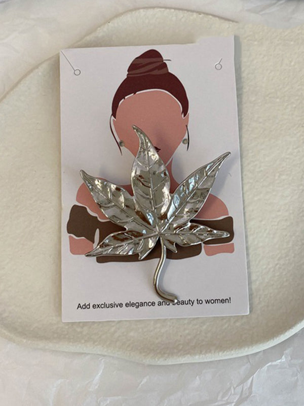 Original Vintage Maple Leaf Shape Brooch