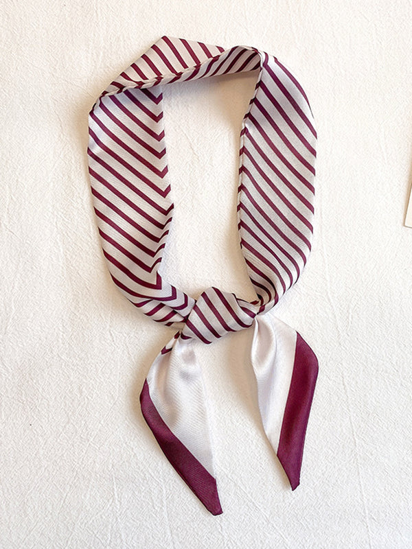 Leisure Striped Hair Band Scarf