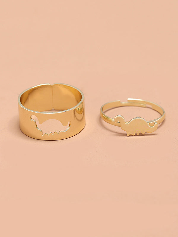 Punk Dinosaur Shape Rings Accessories