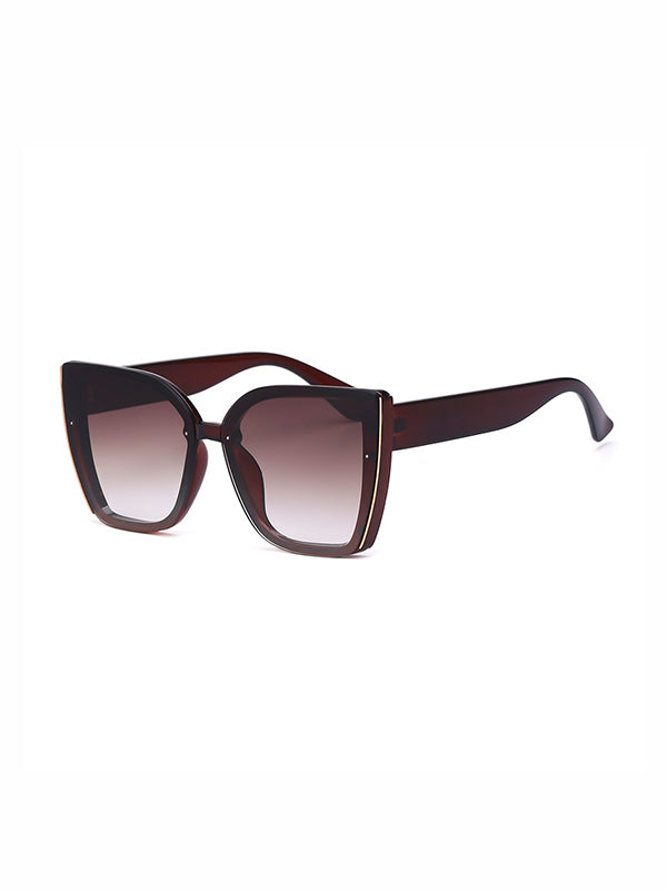 Geometric Sun-Protection Sunglasses Accessories