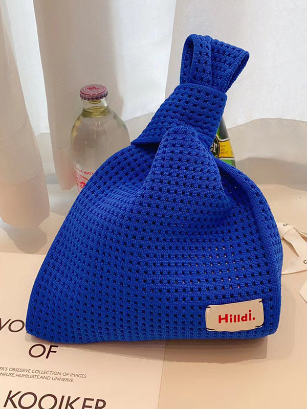 Hollow Korean-Style Woven Handbag Bags