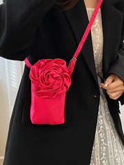 Flower Shape Solid Color Crossbody Bags Bags