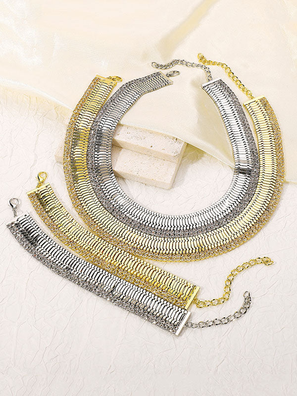 Geometric Rhine Stones Bracelet Accessories