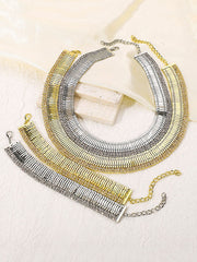 Geometric Rhine Stones Bracelet Accessories