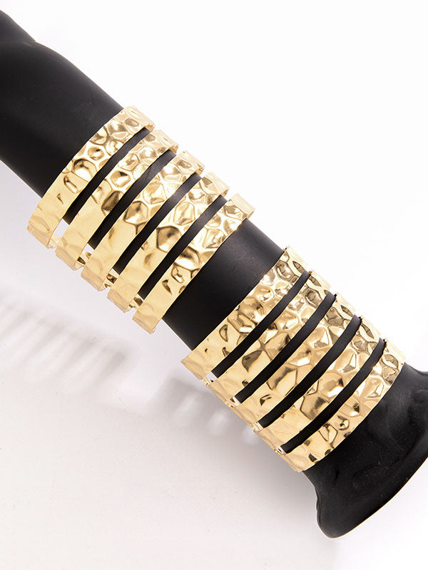 Geometric Hollow Solid Color Bracelet Accessories
