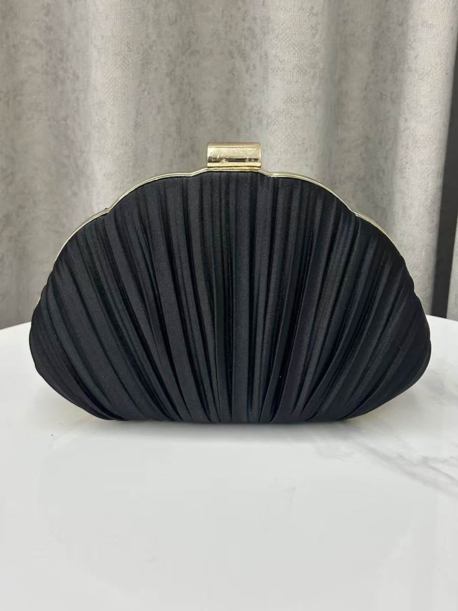 Lock Pleated Mini Bags Evening Bags & Clutches Crossbody Bags