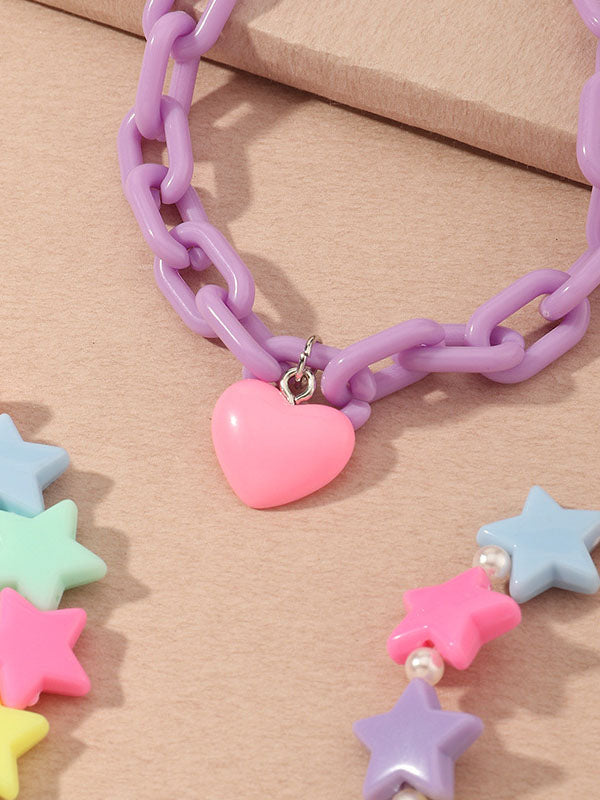 Heart Shape Star Shape Bracelet Accessories