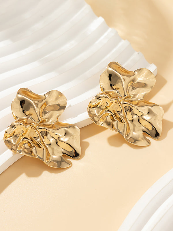 Flower Shape Normcore Earrings Accessories