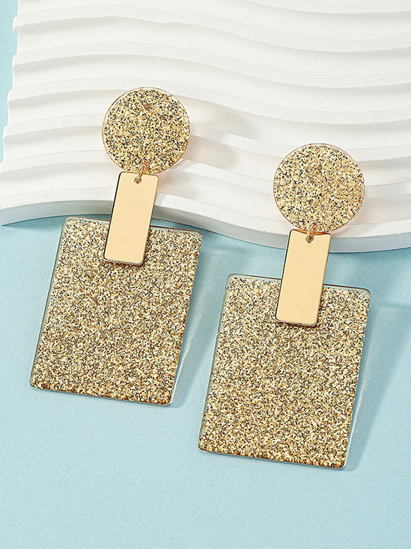 Geometric Drop Earrings