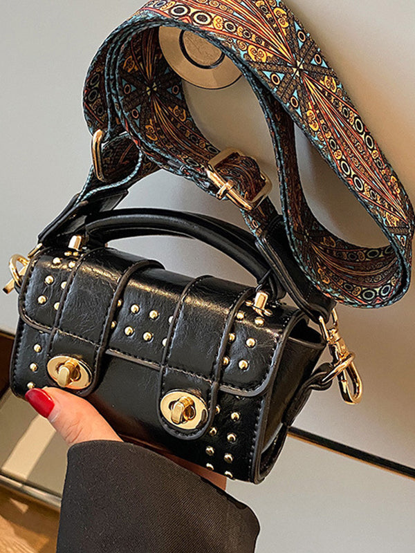 Rivet Split-Joint Handbags Crossbody Bags Bags