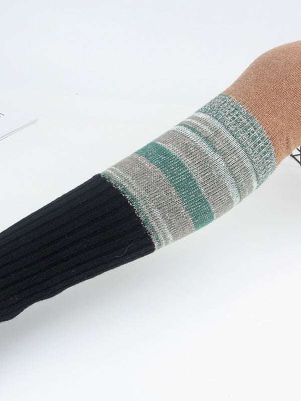 Casual Contrast Color Leg Warmers Leg Warmers Accessories