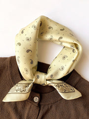 Geometric Printed Square Scarf