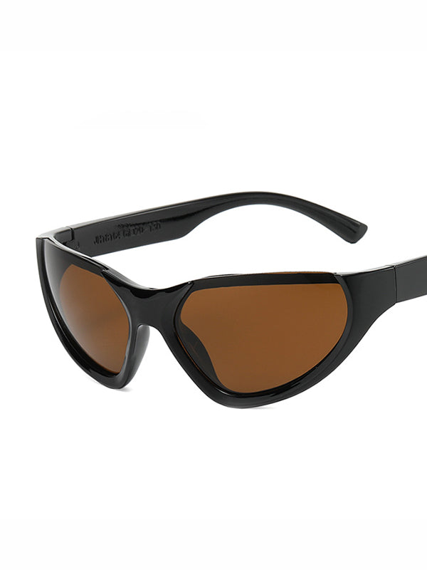 Geometric Sun-Protection Sunglasses Accessories