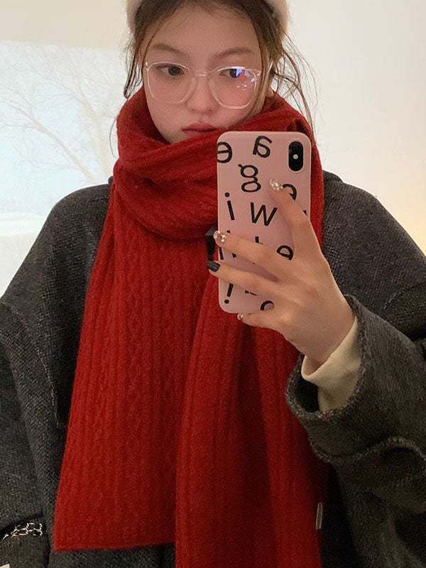 Keep Warm Solid Color Shawl&Scarf