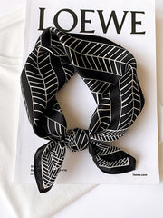 Printed Square Silk Scarf