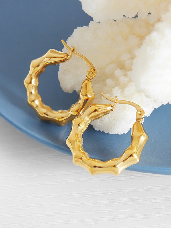 Geometric Solid Color Earrings Accessories