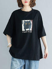 Loose Round Neck T-Shirt