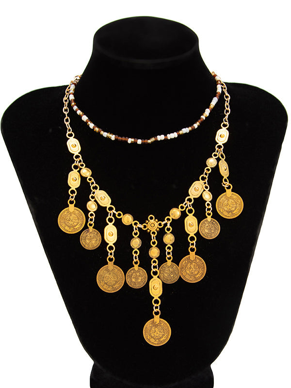 Chains Geometric Shiny Irregularity Necklaces Accessories