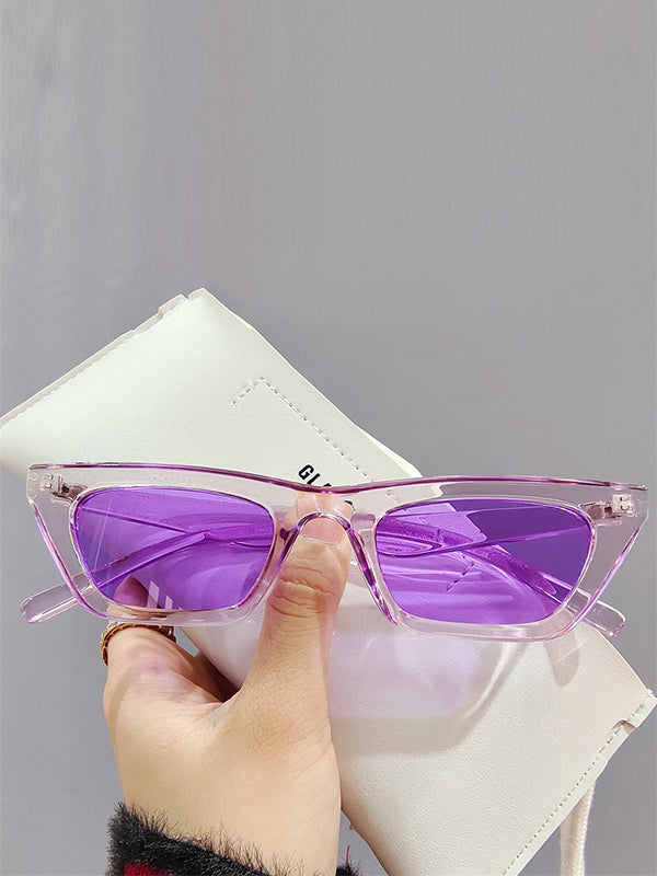 Geometric Sun-Protection Sunglasses Accessories