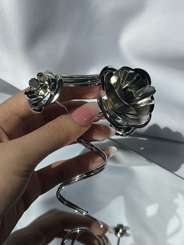 Original Stylish Rose Shape Statement Hair Clip