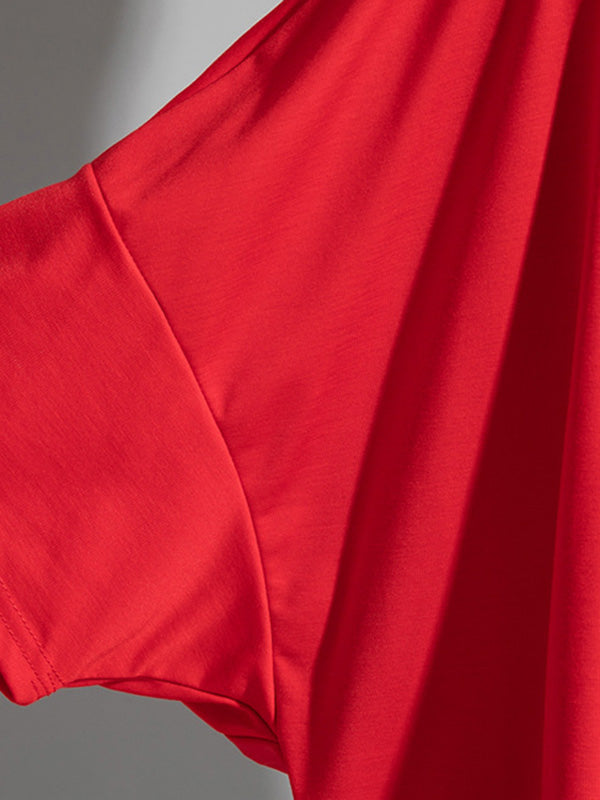 Solid Round-Neck T-Shirts