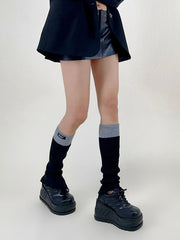 Leisure Flared Contrast Color Leg Warmers Accessories