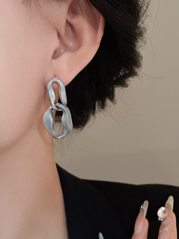 Geometric Drop Earrings