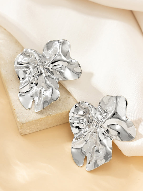 Flower Shape Normcore Earrings Accessories