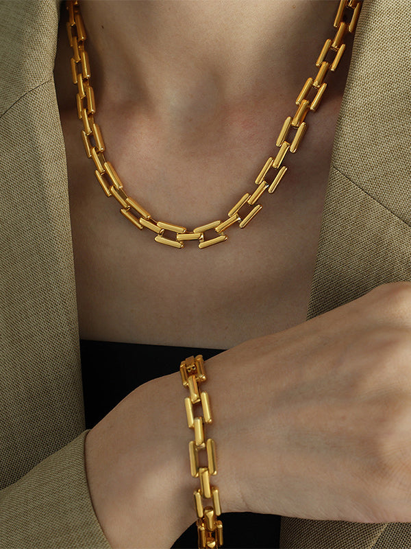 Chains Geometric Necklaces Accessories Bracelet Accessories