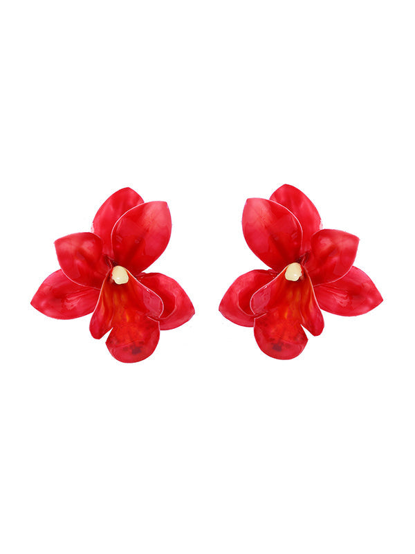 Flower Shape Earrings Accessories