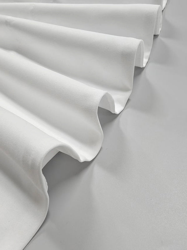 Flower Print Pleated A-Line Loose V-Neck Midi Dresses