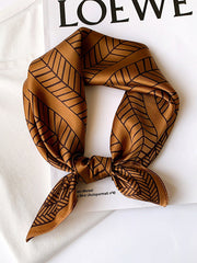 Printed Square Silk Scarf