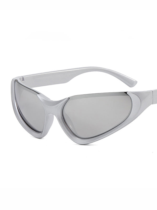 Geometric Sun-Protection Sunglasses Accessories