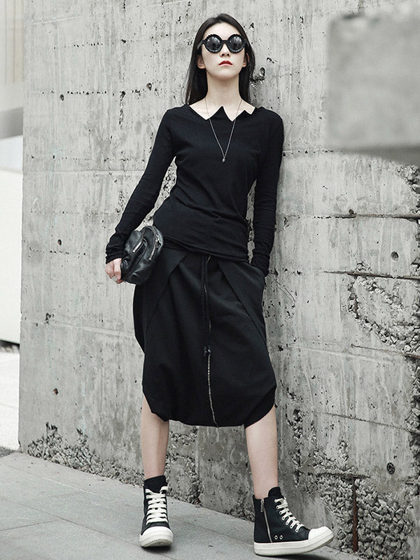 Solid Long Sleeves Shirt Top