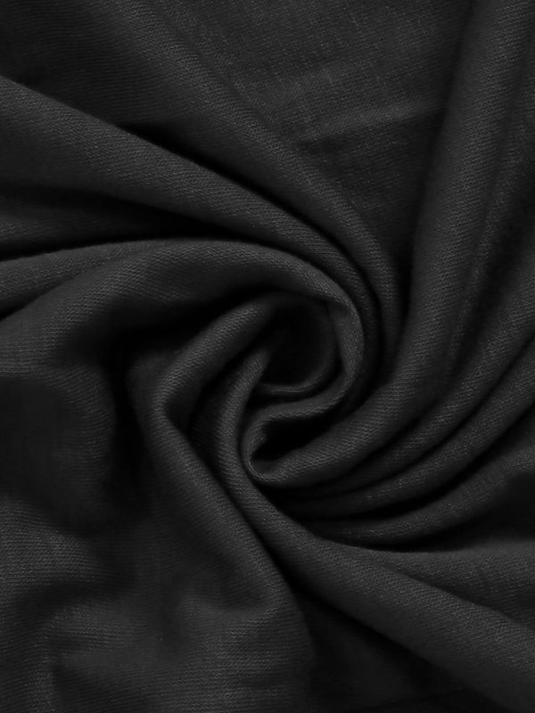 Pleated Pockets Solid Color Split-Joint High Waisted Short Sleeves Round-Neck Maxi Dresses