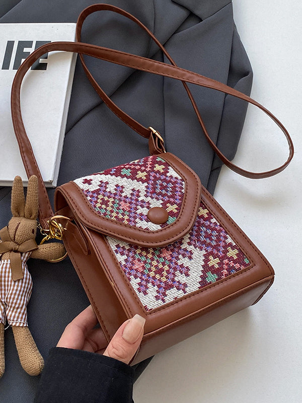 Geometric Split-Joint Crossbody Bags