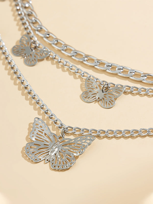 Butterfly Shape Chains Tasseled Waist Chain Accessories Belts