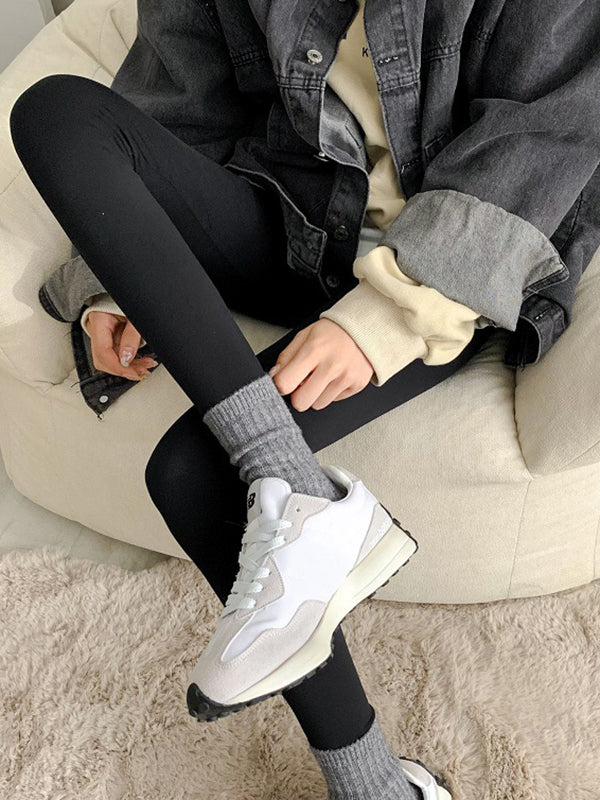 Elasticity Solid Color Socks