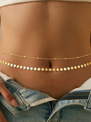 Chains Solid Color Waist Chain Accessories