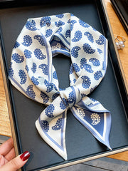 Silk Imitation Vintage Printed Scarf