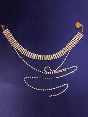 Rhinestone Tasseled Necklaces Accessories Body Chain Accessories