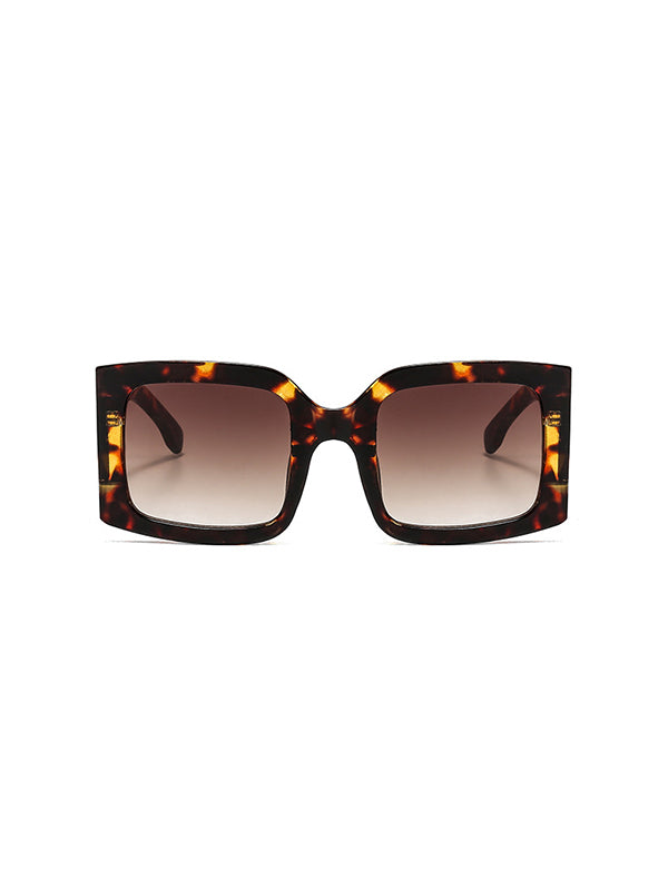 Geometric Sun-Protection Sunglasses Accessories