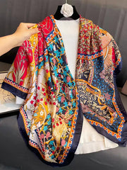 Floral Printed Scarf Headband