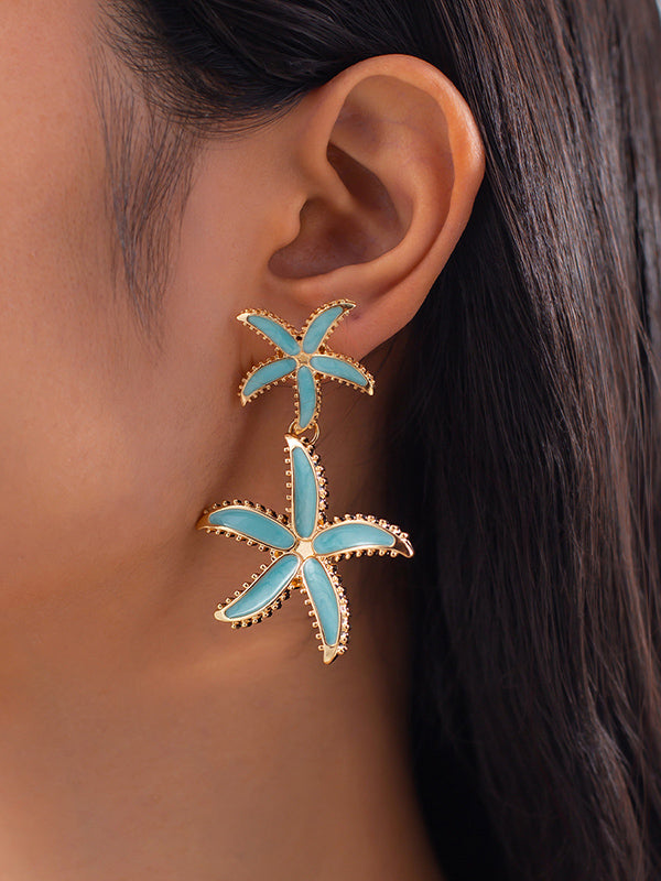 Geometric Drop Earrings