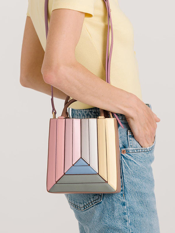 Adjustable Multi-Colored Handbags Crossbody Bags