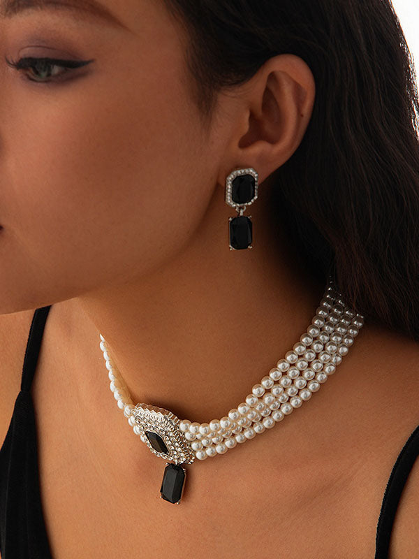 Geometric Necklaces Accessories Drop Earrings