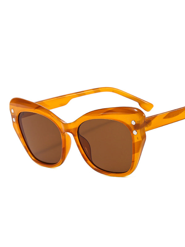 Geometric Sun-Protection Sunglasses Accessories