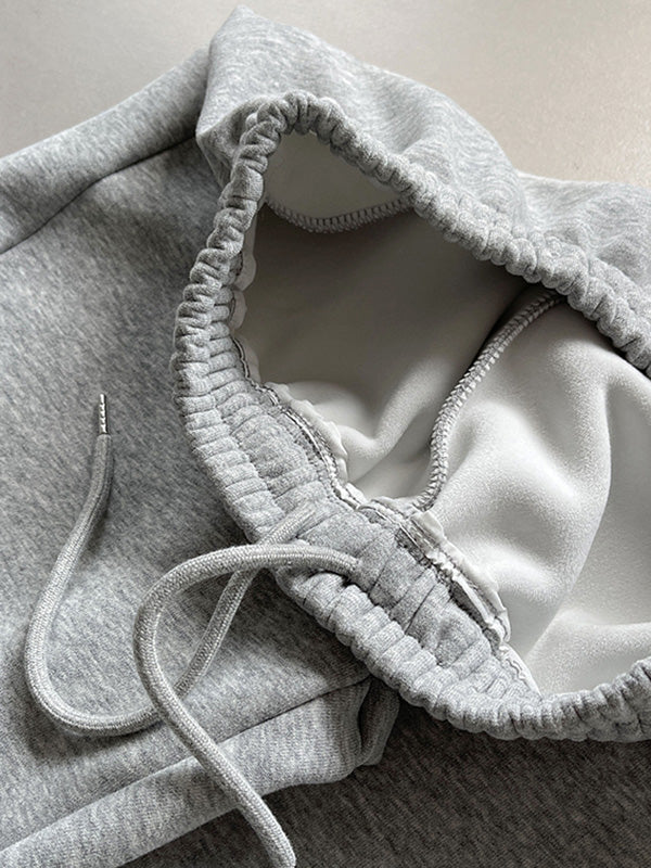 Elasticity Split-Joint High Waisted Loose Trousers Pants