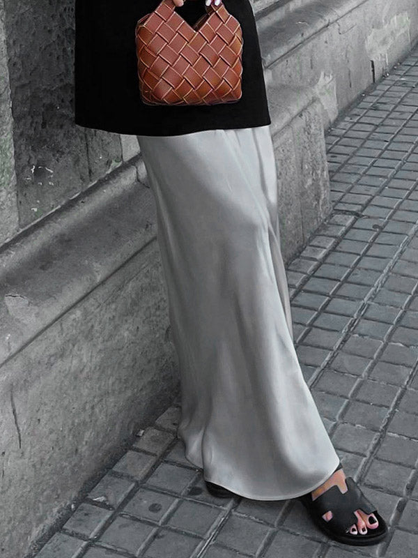 Solid Color Mermaid Skirts Bottoms