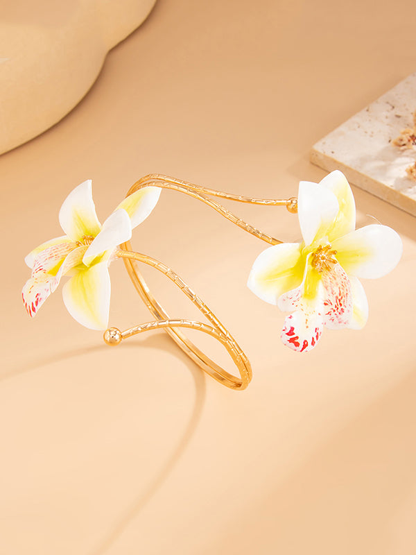 Chains Flower Shape Necklaces Accessories Earrings Accessories Armlet Accessories